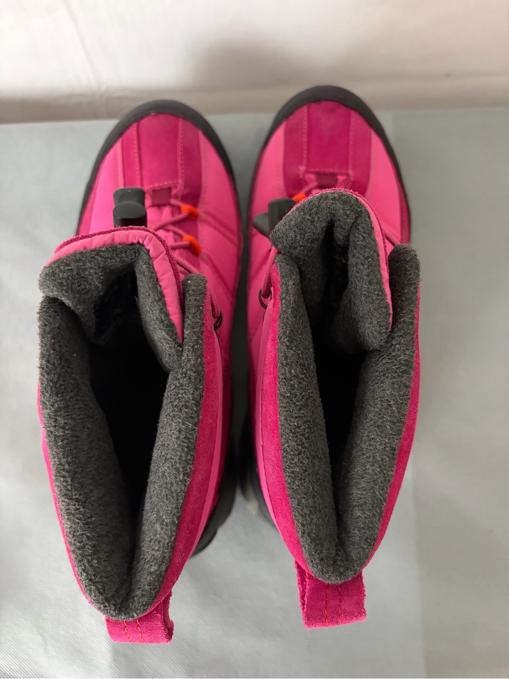 Lands End Pink Quilted Insulated Winter Boots Lace Up Sz 9B (B222) - Picture 8 of 11